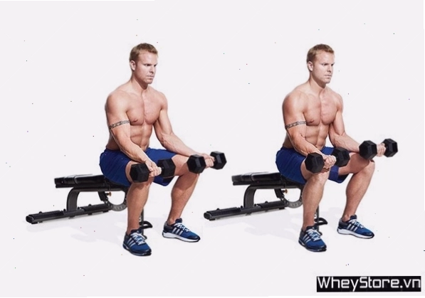 Bài tập cầm bánh tạ cho cổ tay săn chắc