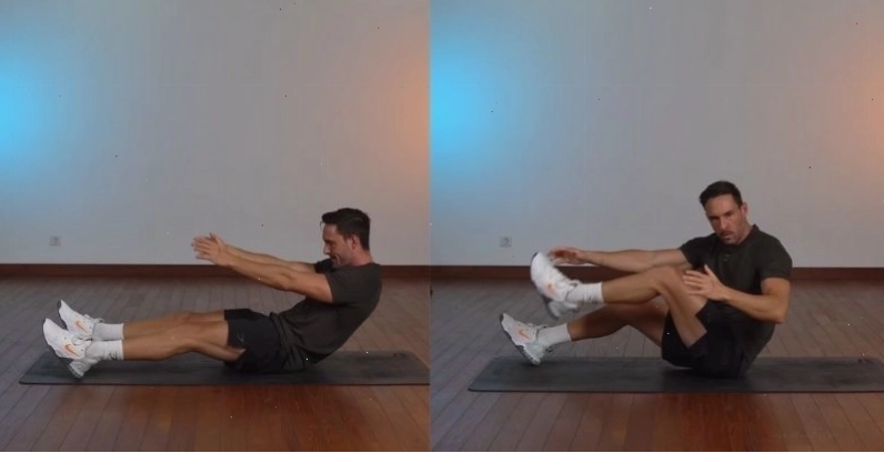 Bài tập cơ bụng 6 múi học sinh sprinter sit ups