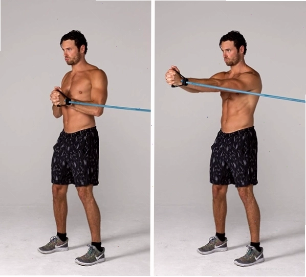 Bài tập Lateral Raise với dây kháng lực