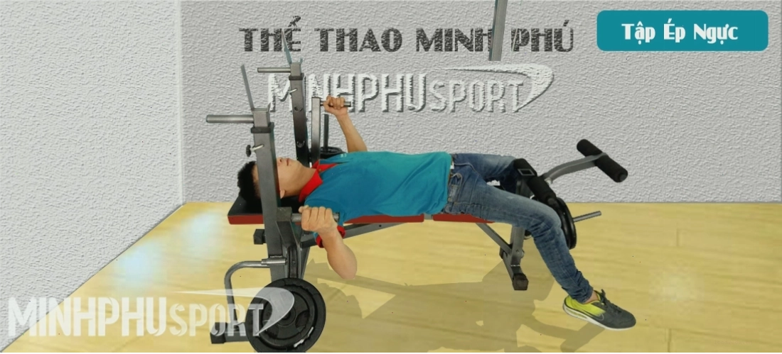 Bài tập ngồi đá chân trước trên ghế MP-15