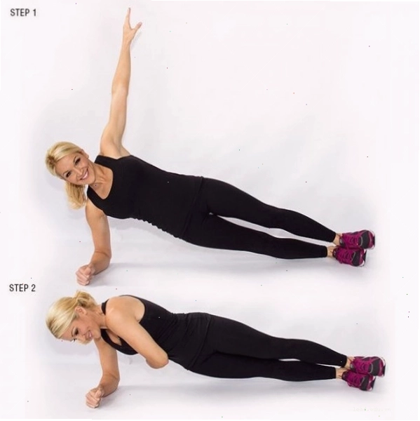 Bài tập Side Plank với động tác vươn người qua vai