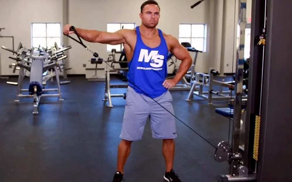 Bài tập vai Single Arm Cable Lateral Raise