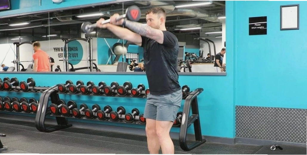 Barbell front raises