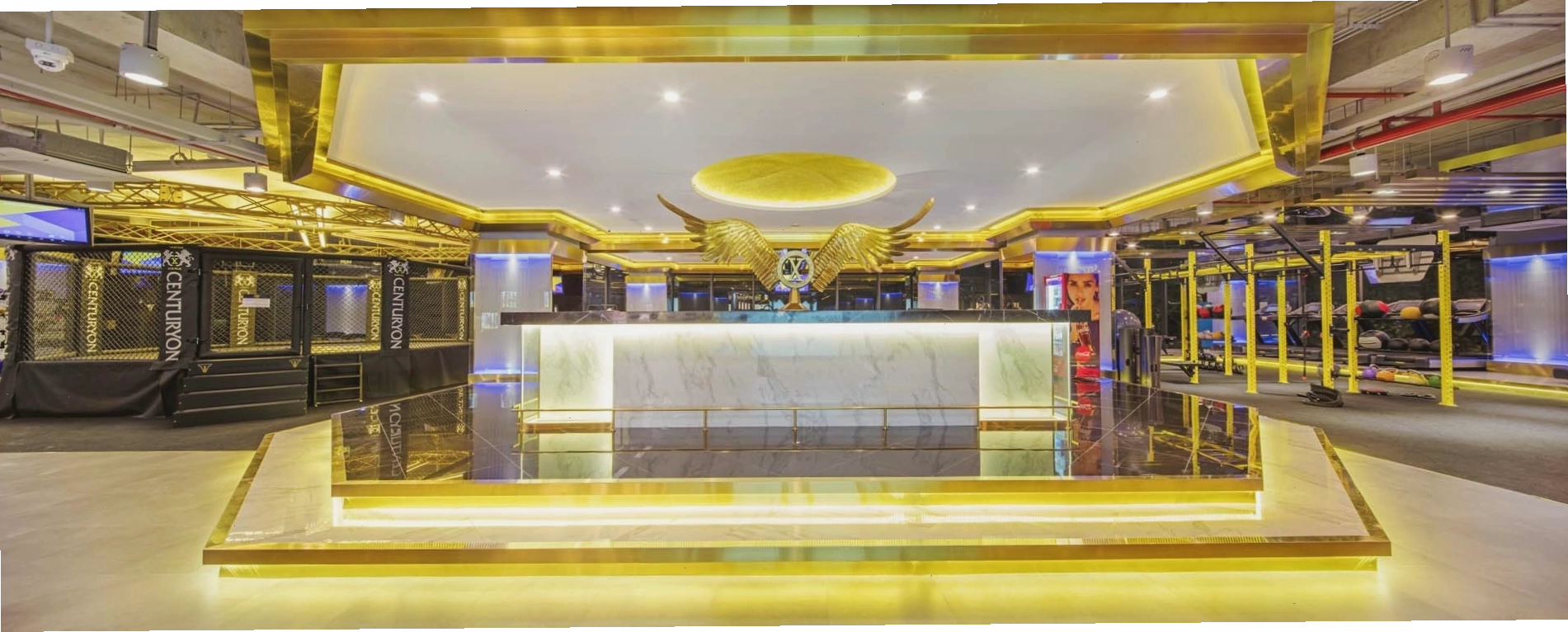 Bên trong trung tâm thể hình Cali West Point Quận Tây Hồ với nhiều thiết bị tập luyện hiện đại