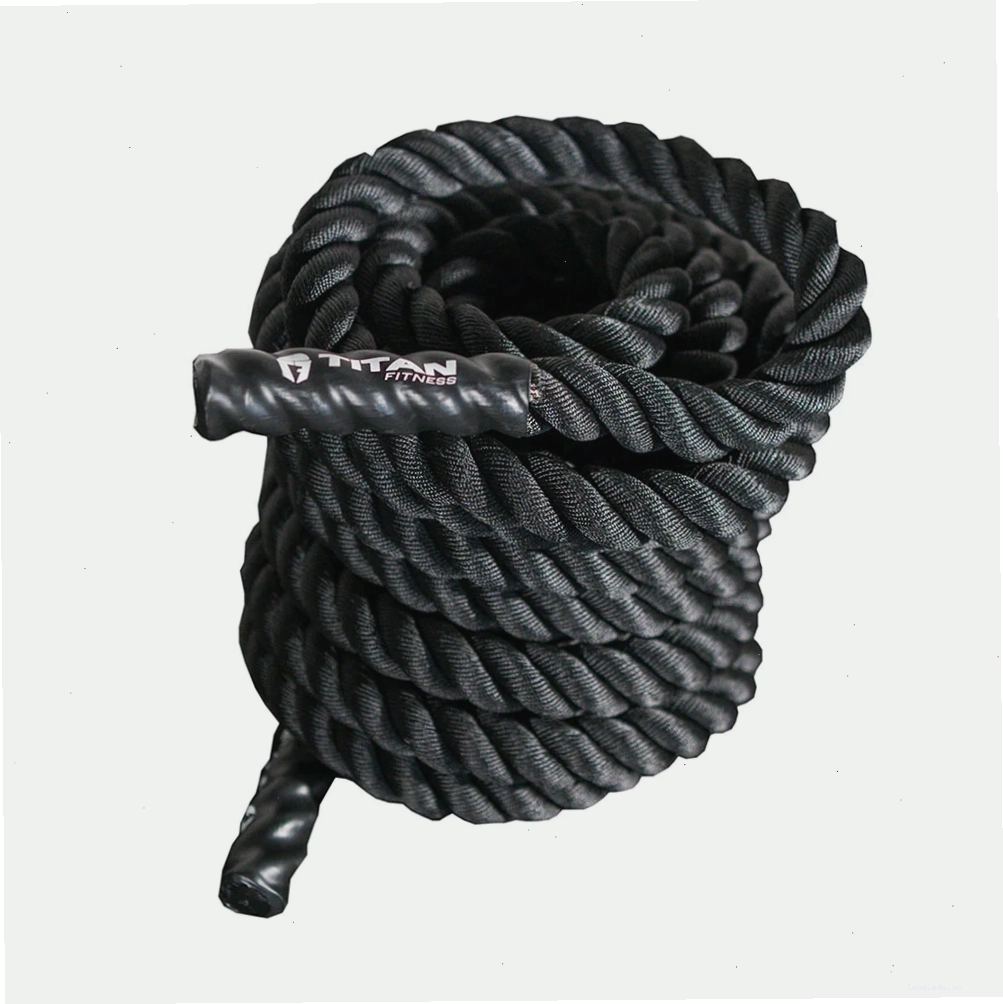 Black Poly Dacron Battle Ropes - Sợi dây tập luyện bền bỉ