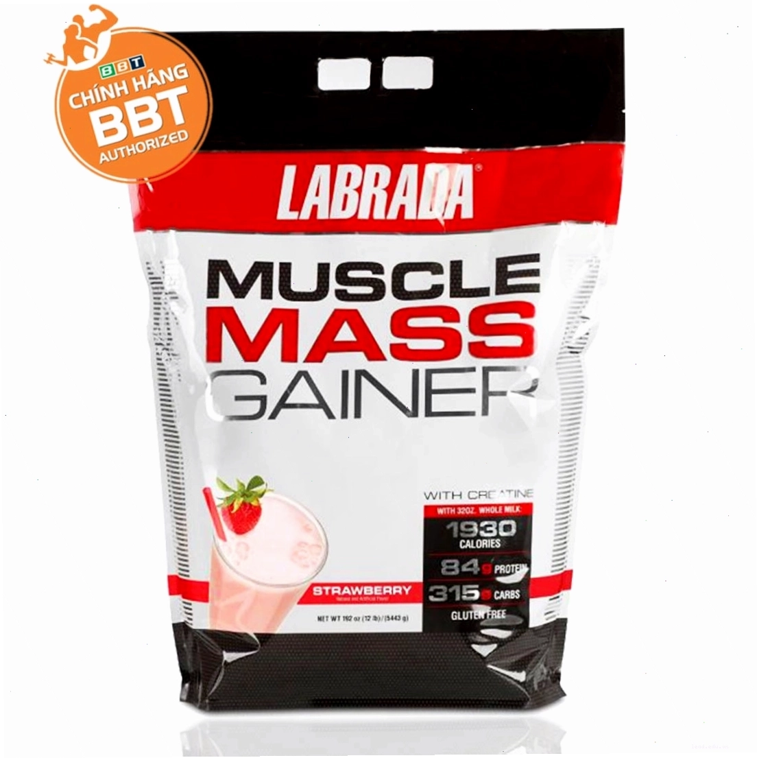 Bột Labrada Muscle Mass Gainer pha cùng nước