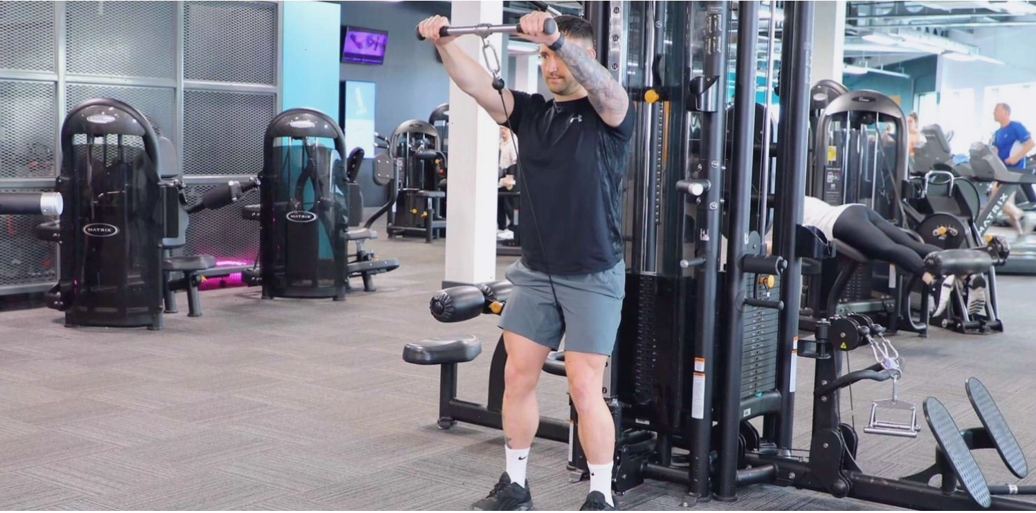 Cable front raises