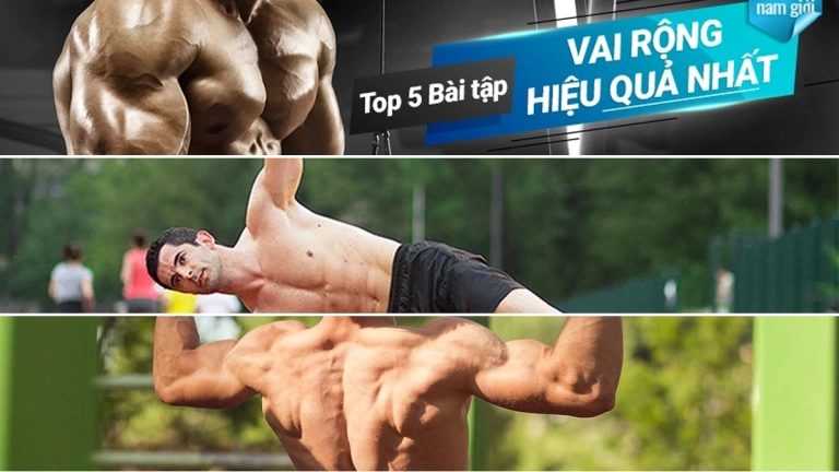 Các bài tập vai rộng tại nhà hiệu quả cho nam giới