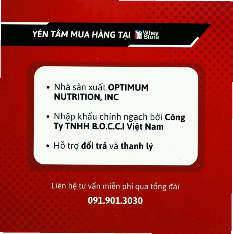 Cách pha chế ON Gold Standard 100% Whey 10lbs