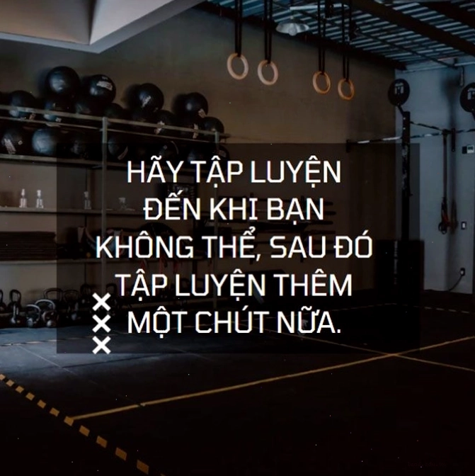 Câu nói về tập gym giúp vực dậy tinh thần khi mệt mỏi