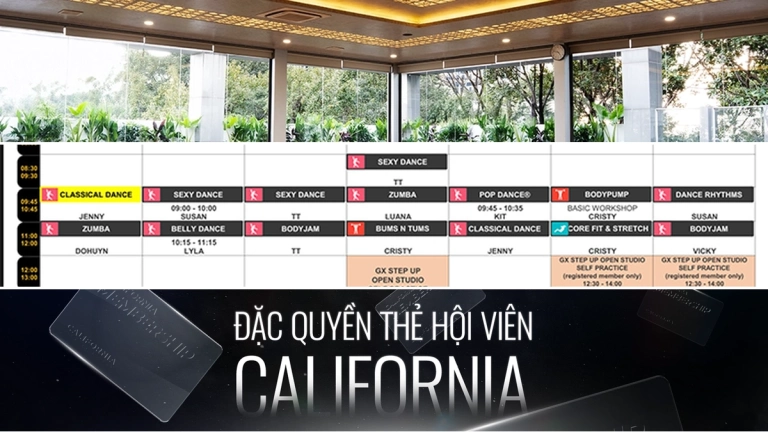 CFYC Lịch Tập: Hướng Dẫn Chi Tiết và Lợi Ích Tại California Fitness & Yoga