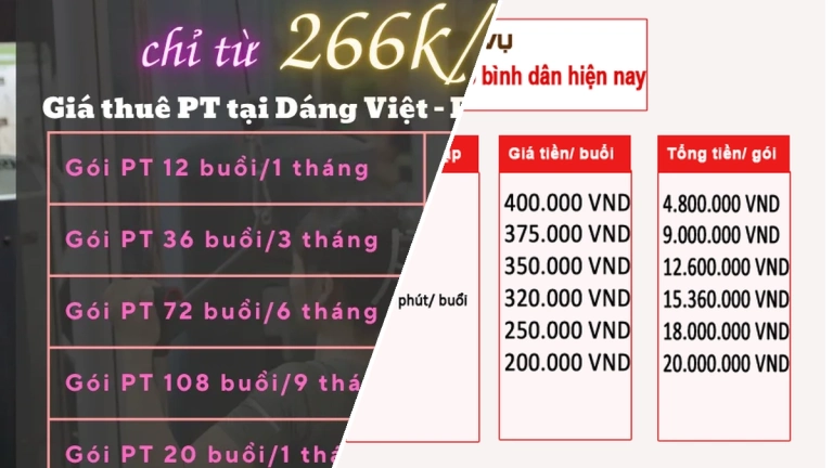Chi phí thuê PT tập gym: Đầu tư bao nhiêu để sở hữu vóc dáng mơ ước?