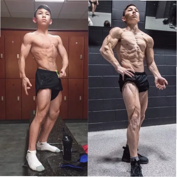 Cơ lưng ấn tượng của Tristyn Lee