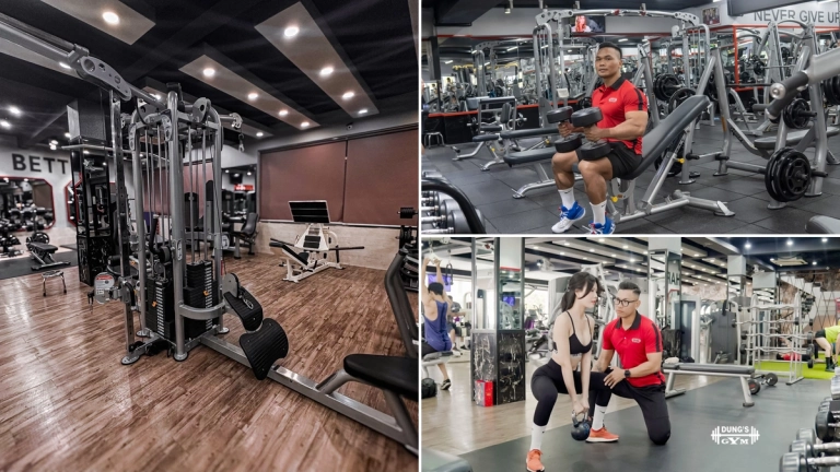 Dung Gym: Trung tâm tập luyện toàn diện cho sức khỏe và vóc dáng