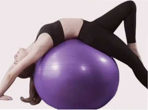 FILIXTRUE Gym Ball Durable Balance Ball Ideal for Aerobic Exercise Men and Women (65 CM)
