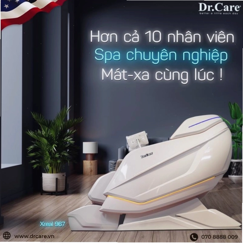 Ghế massage Kingsport với thiết kế hiện đại và nhiều tính năng massage