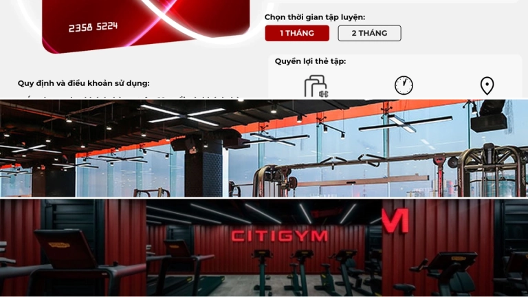 Giá tập Citigym: Cẩm nang chi tiết các gói hội viên năm 2026