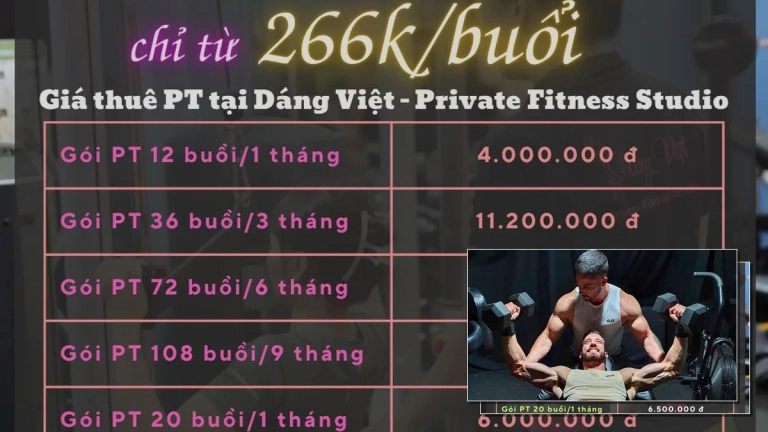 Giá Thuê PT Gym Hà Nội: Cẩm Nang Toàn Diện Cho Người Tập Luyện Năm 2026