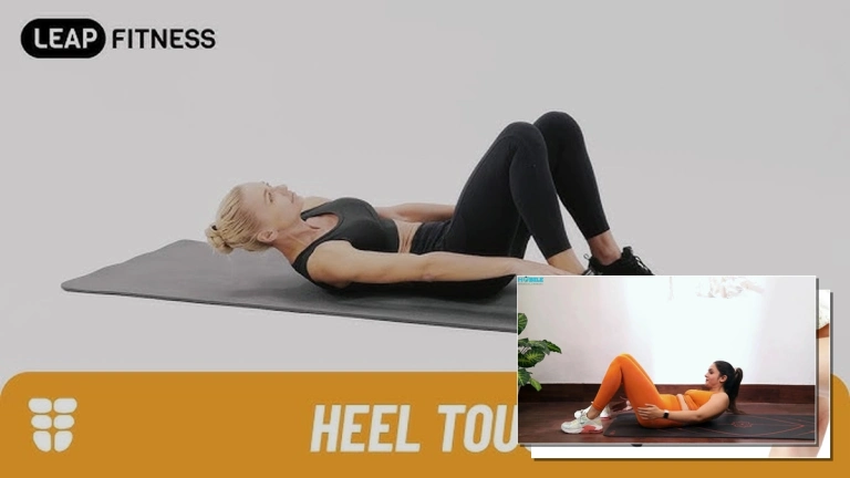 Heel Touches: Bài Tập Tăng Cường Cơ Bụng Toàn Diện