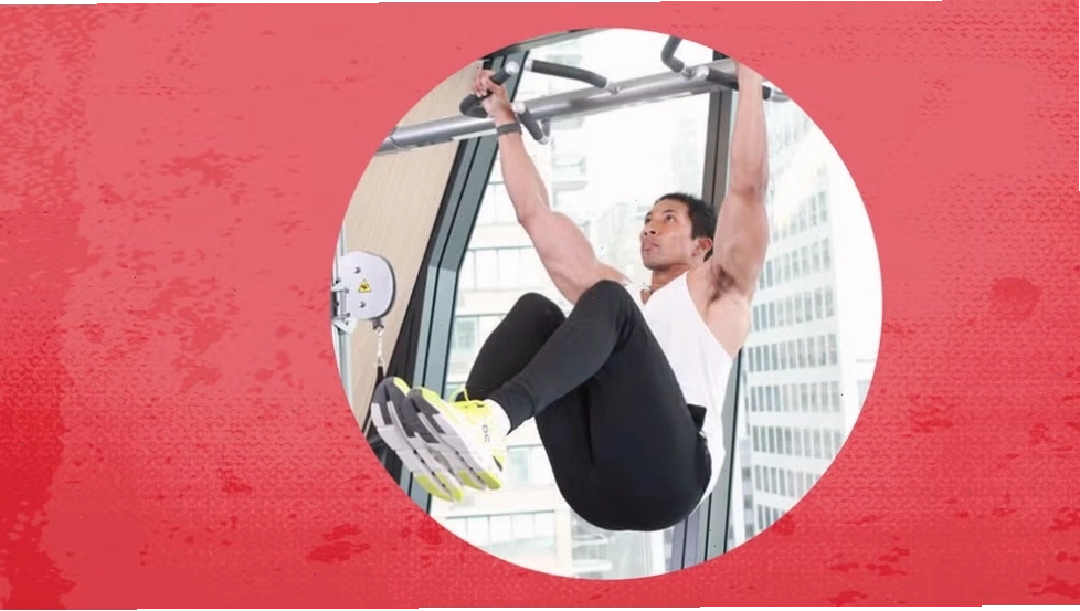 Hình ảnh minh họa các nhóm cơ được tác động bởi hanging leg raise