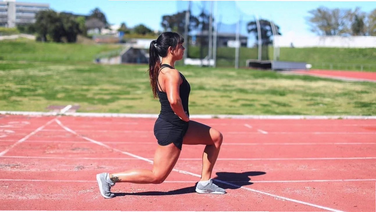 Hình ảnh minh họa tư thế lunge chuẩn