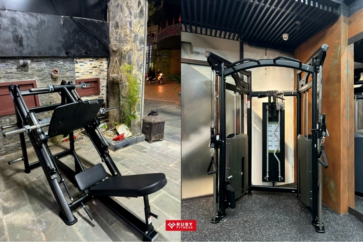 Hình ảnh thực tế của phòng gym Dragon Fitness & Gym Kick Boxing tại Linh Đàm Hà Nội