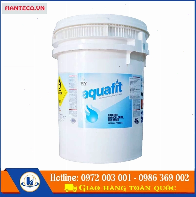 Hóa chất Chlorine Ấn Độ Aquafit, Aqua-ORG, Aquatick