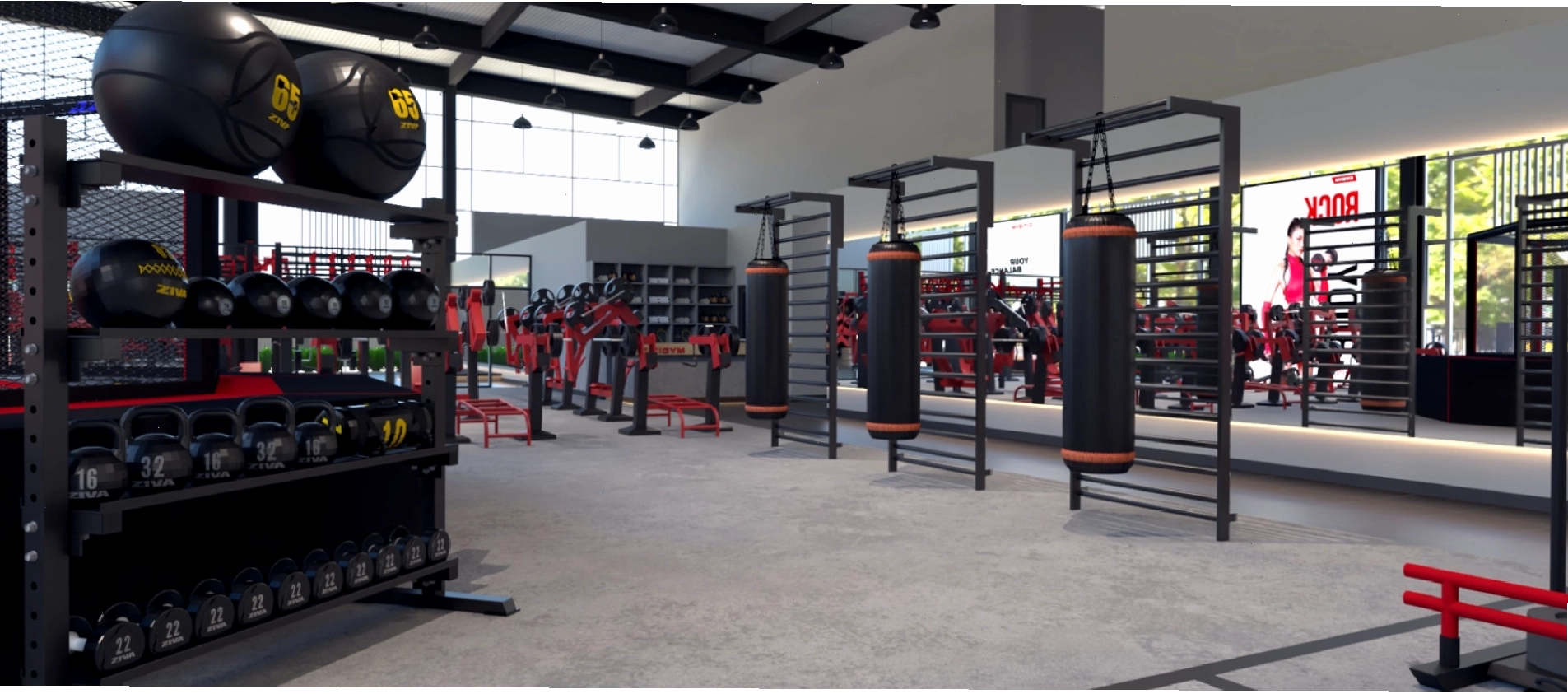 Hội viên đang tập luyện với máy chạy bộ tại CITIGYM Trường Chinh