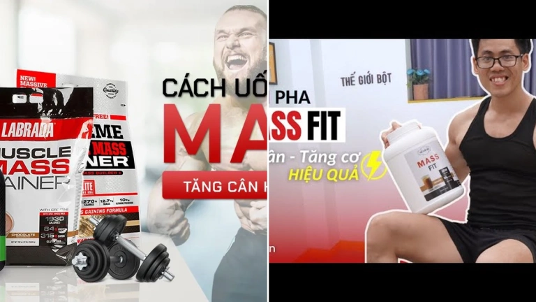 Hướng dẫn cách pha mass tăng cân hiệu quả, không đau bụng năm 2026