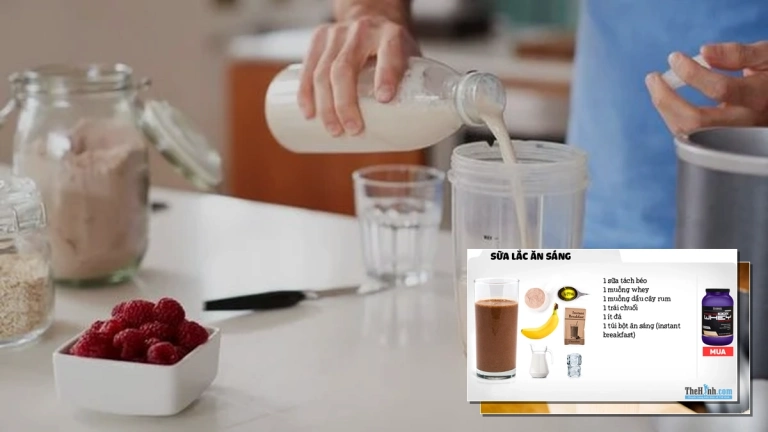 Hướng dẫn chi tiết cách pha Whey Protein chuẩn, ngon và không vón cục