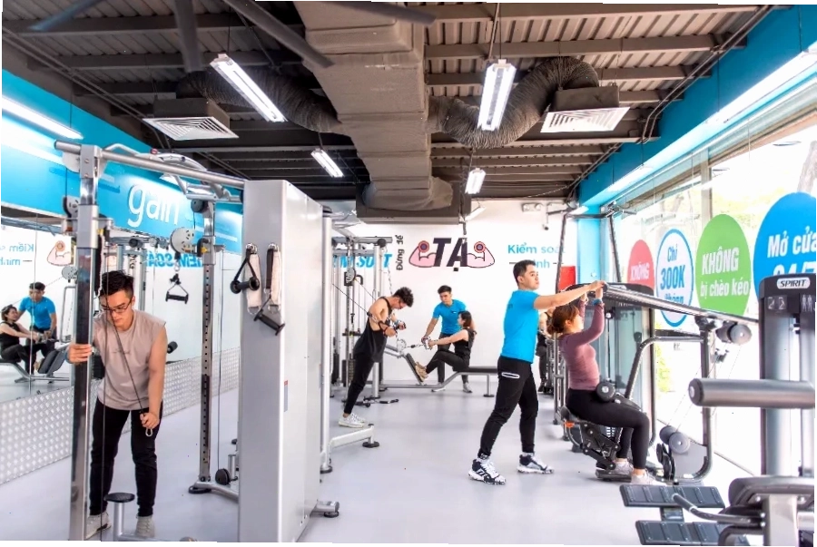 Không gian bên trong GYM KAO Thảo Điền