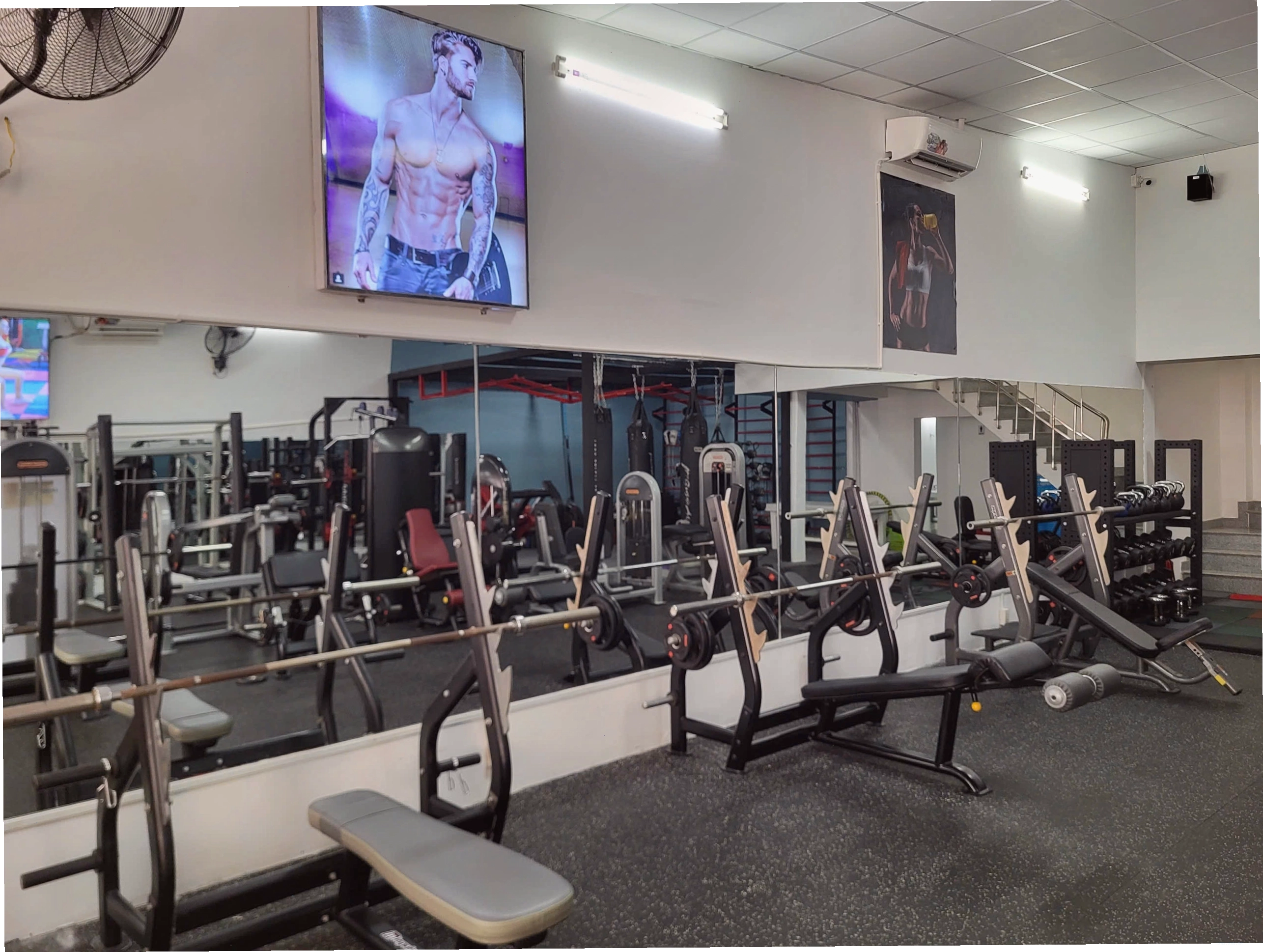Không gian sảnh chờ sang trọng tại CT Gym