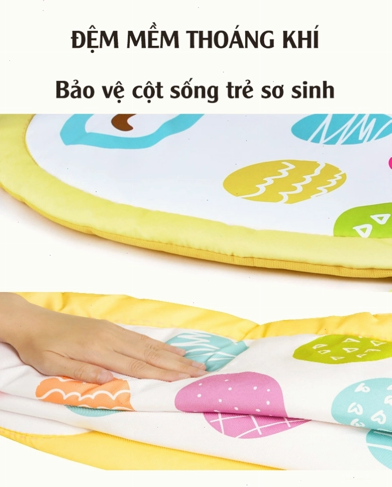 Kích thước rộng rãi của thảm vận động Goodway