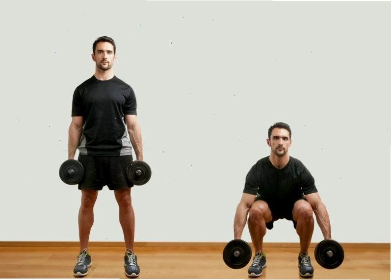 Kỹ thuật thực hiện bài tập Dumbbell Squat với tạ đơn