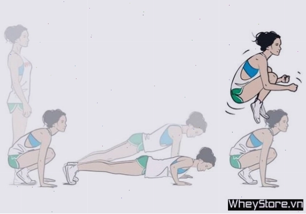 Lợi ích của burpees đối với sức khỏe tim mạch và giảm cân