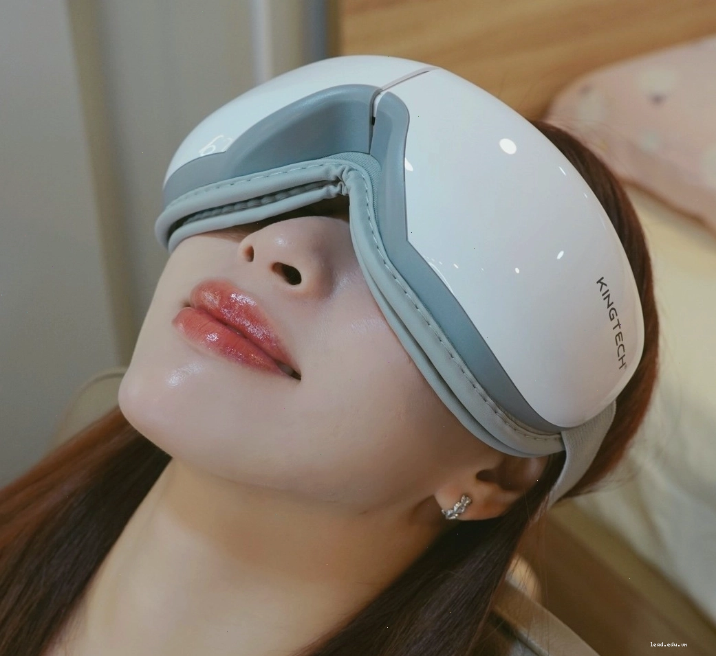 Máy massage mắt KingTech hỗ trợ giảm căng thẳng và đau đầu