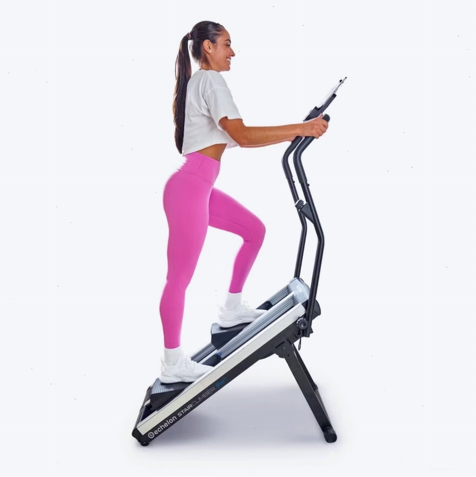 Máy Stair Stepper tại nhà màu đen bóng bẩy