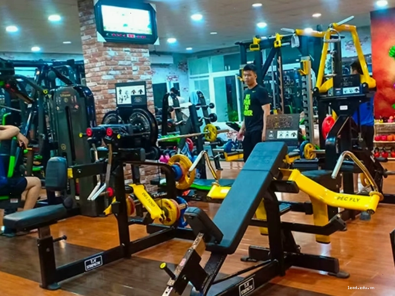 Máy tập đa dạng tại T&V Fitness Center