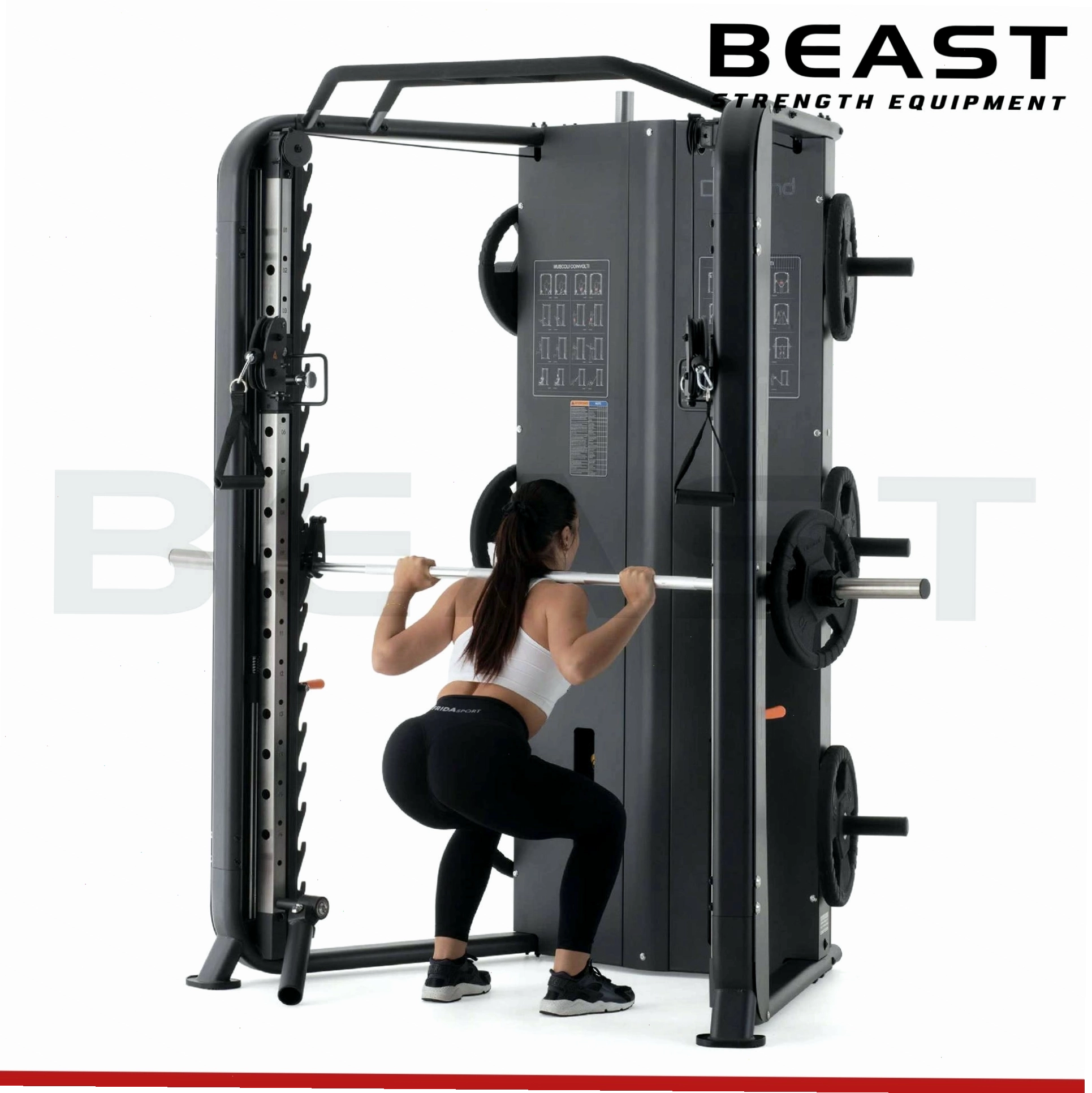 Máy tập đa năng Diamond L101 với chức năng Smith Machine