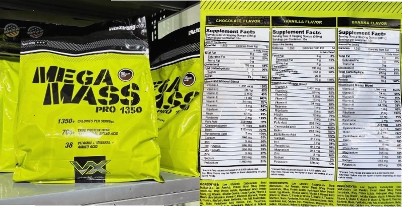 Mega Mass Pro 1350 12lbs - Tăng cân nhanh chóng và hiệu quả