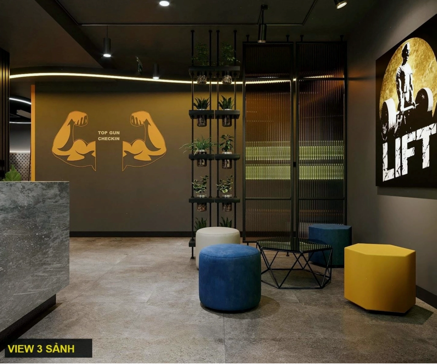 MK FITNESS với trang thiết bị hiện đại