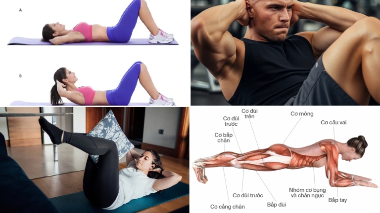 Mỗi ngày nên gập bụng bao nhiêu cái để có cơ bụng săn chắc?