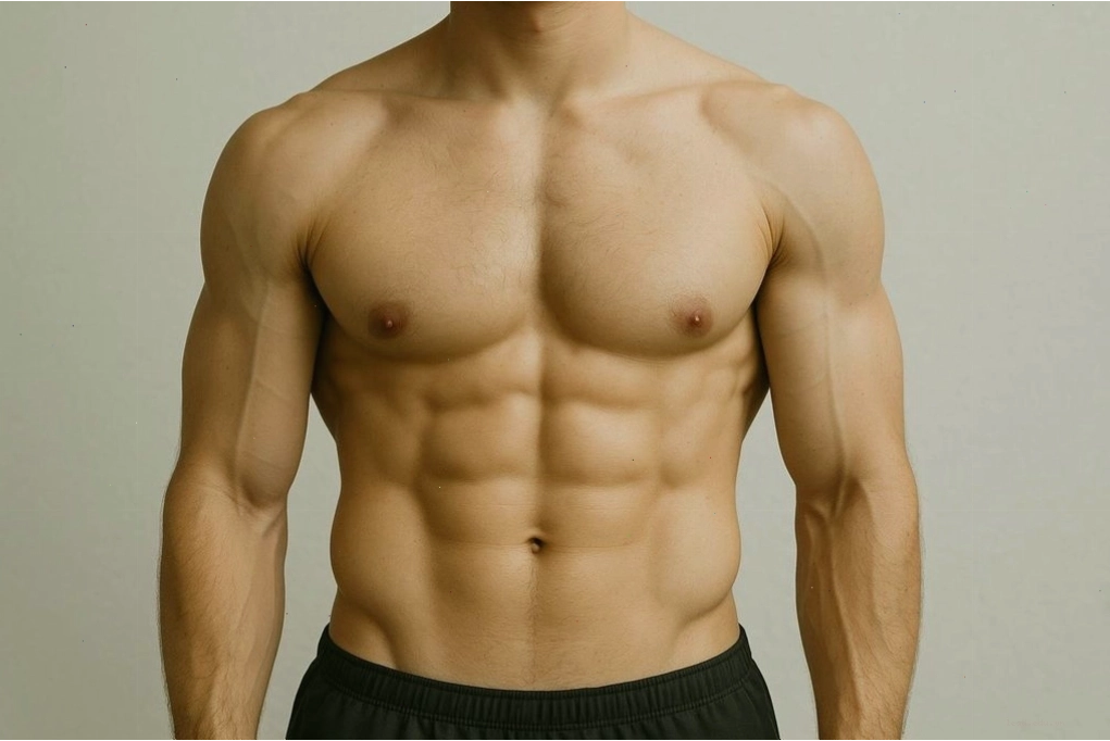 Nam giới với vóc dáng săn chắc ở mức 10% body fat