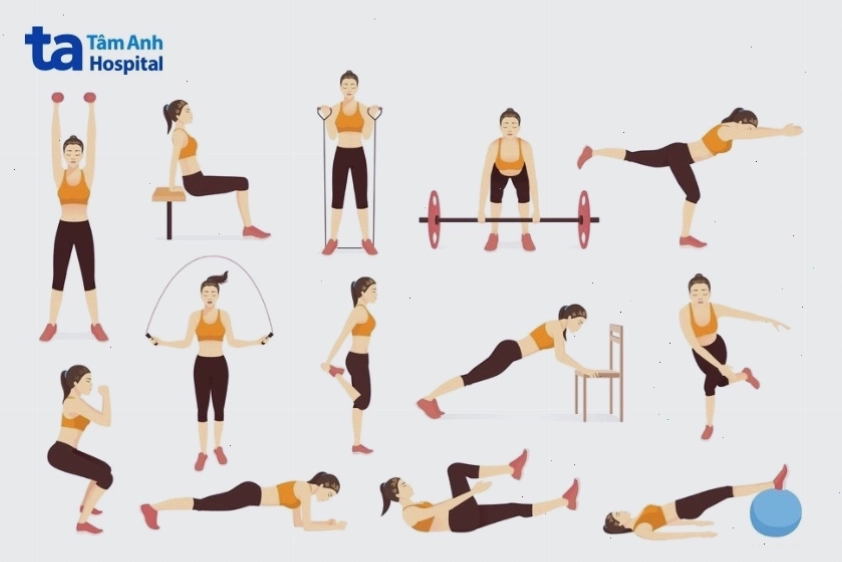 Người đang lựa chọn các bài tập cardio khác nhau