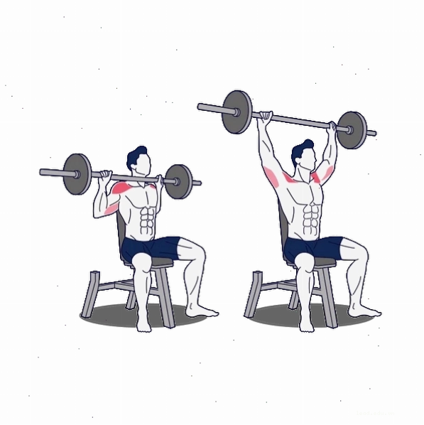 Người tập thực hiện bài tập Chest Support Lateral Raise