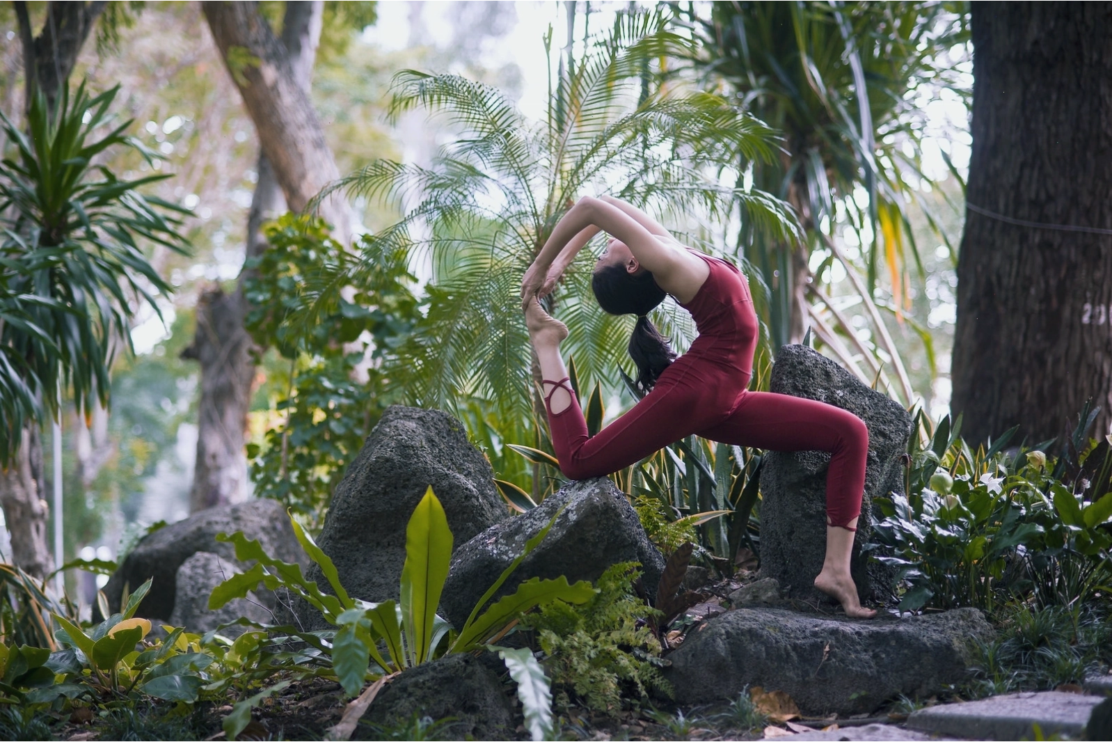 Nhiếp ảnh gia ghi lại khoảnh khắc yoga 3 người