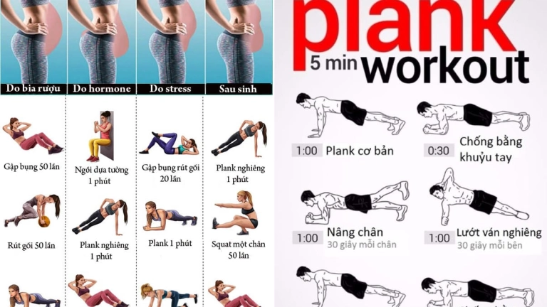 Những Bài Tập Giúp Giảm Mỡ Bụng Nhanh Chóng và Hiệu Quả Tại Nhà