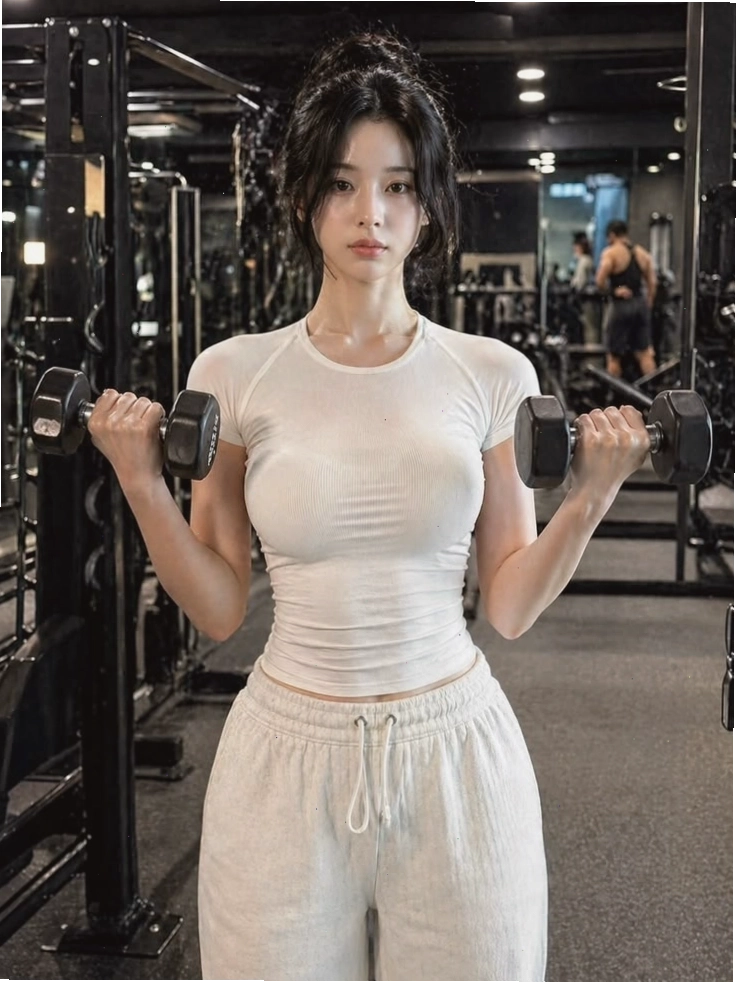 Phong cách cá tính, ngầu của cô gái tập gym