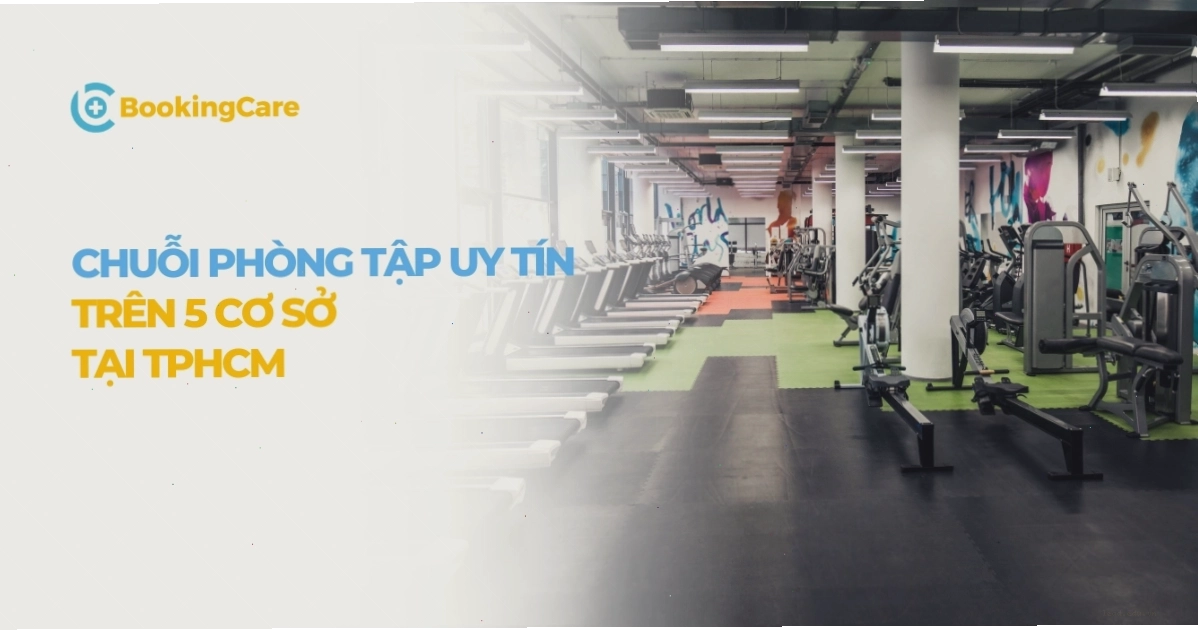 Phòng tập Fit Center Nguyễn Hữu Cầu Quận 1 với không gian sạch sẽ