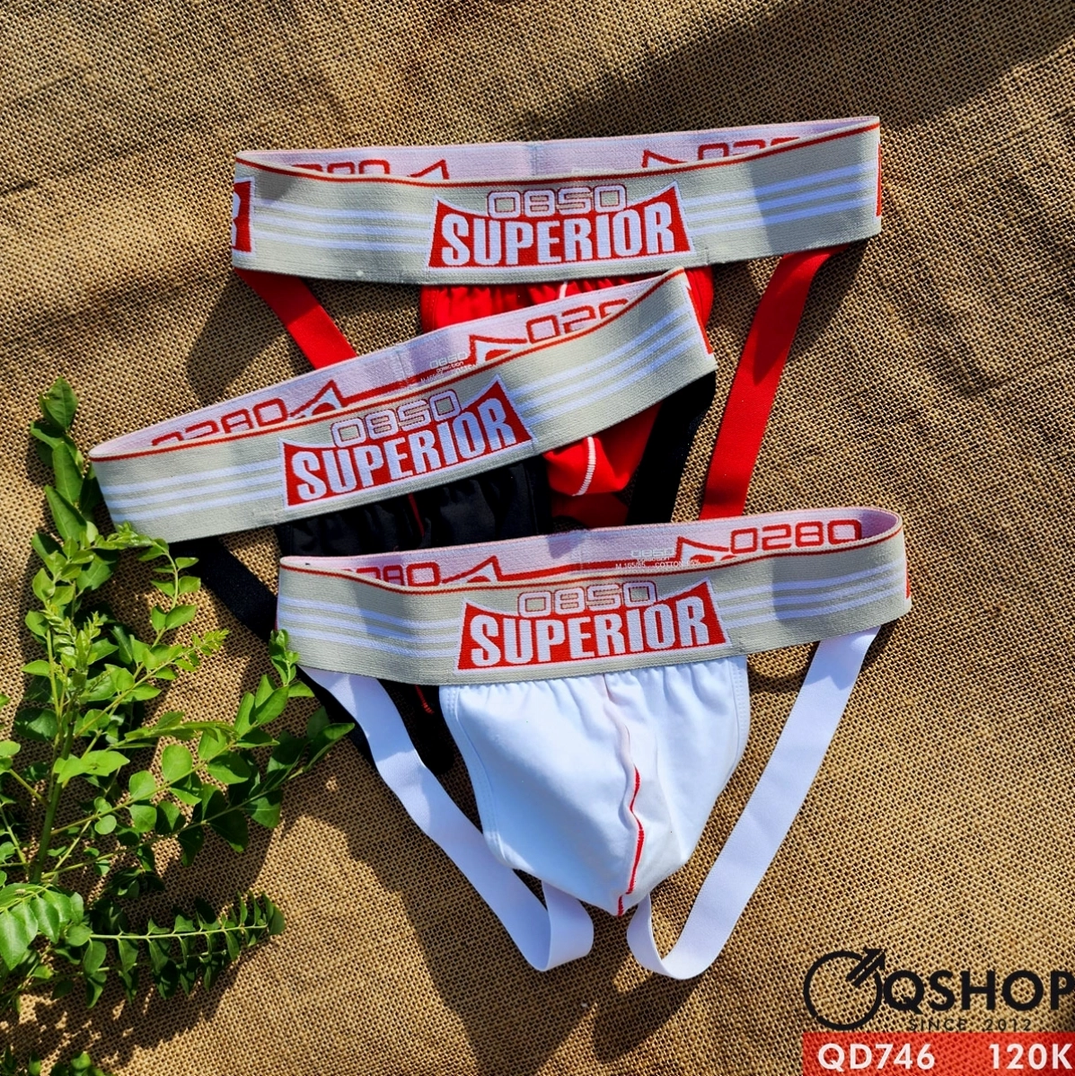 QD746 - Quần lót nam jock strap màu đen